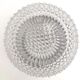 Vintage ceiling lamp molded glass