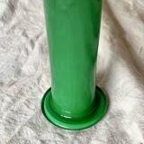 Vintage green blown glass soliflore vase - 51 cm