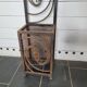 Art deco wrought iron coat rack from the 1930s