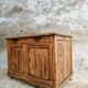 Old cabinet, workbench, kitchen island counter on casters