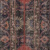 Vintage Turkish Oushak Rug Handwoven 68x361 cm