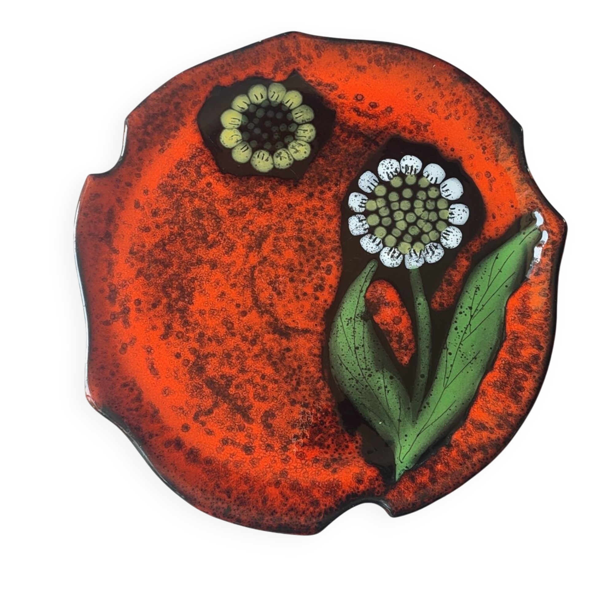 1960s ceramic dish by Vercor
