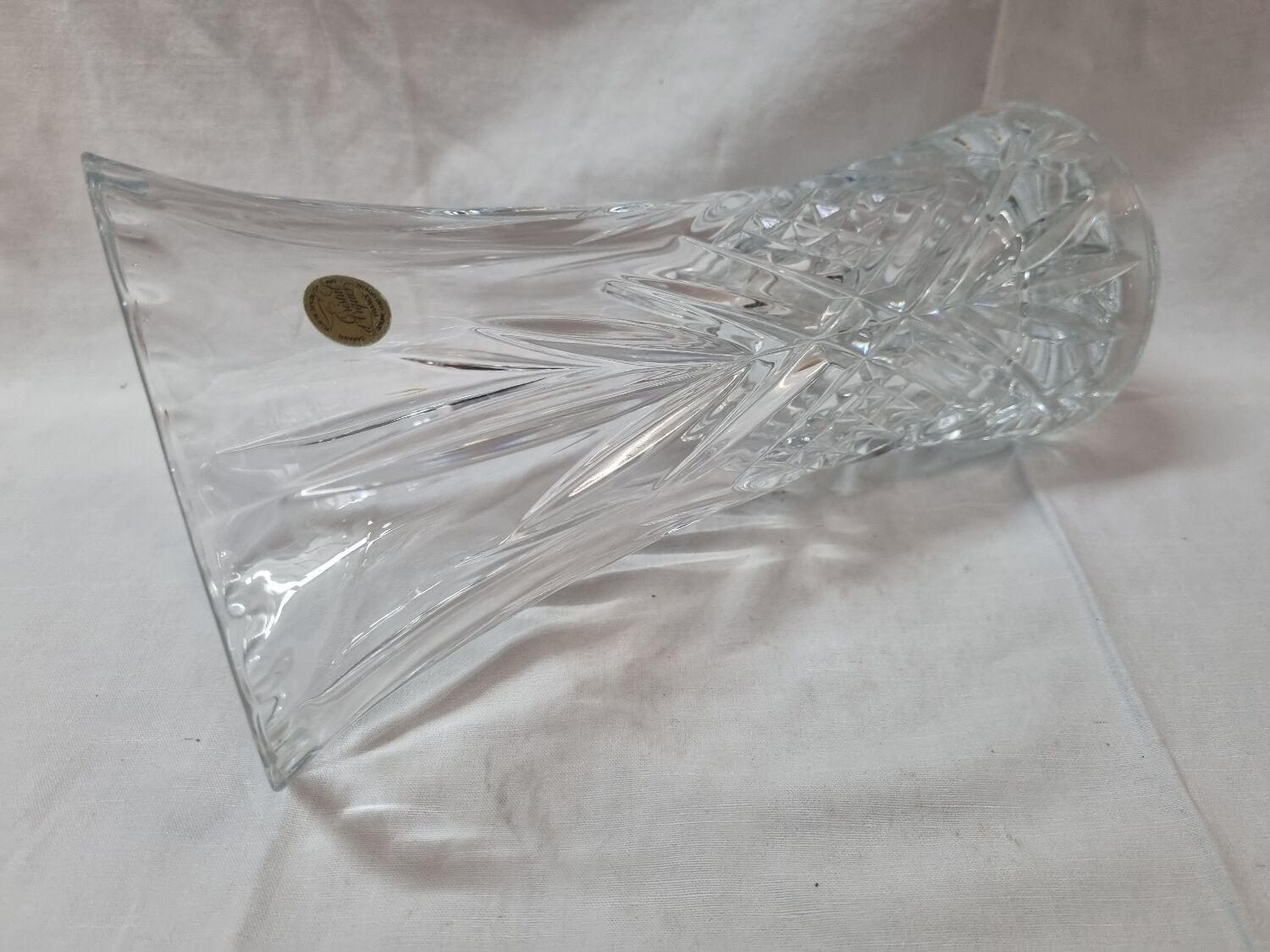 Arc crystal vase from 1980