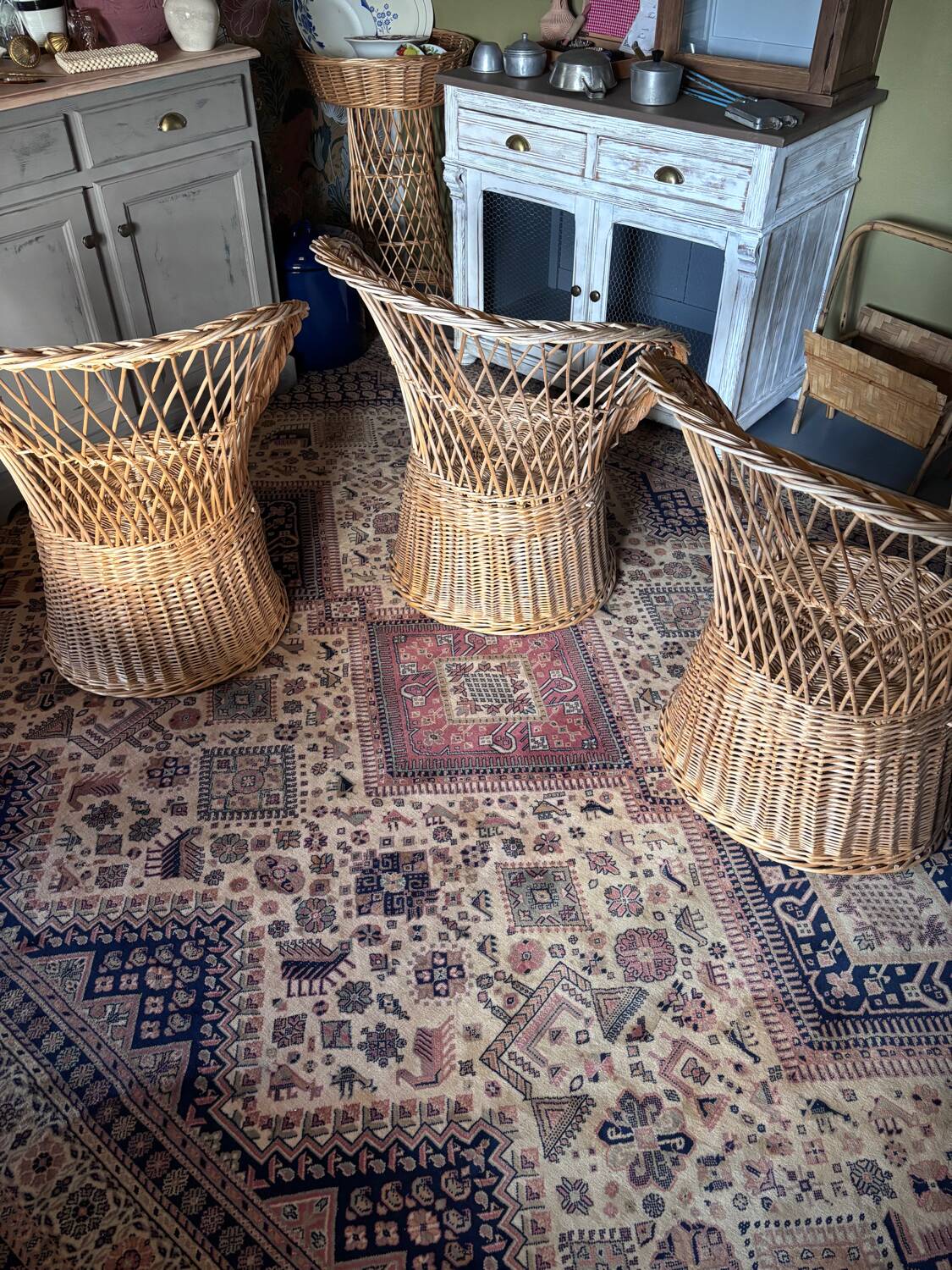 Rattan lounge