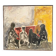 Huile sur toile originale danoise "Composition figurative" par Max Bilde