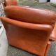 2 retro living room armchairs type club imitation leather design lounge 1960