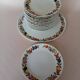 Dish & 12 dessert plates Porcelain of Paris "The Four Seasons"