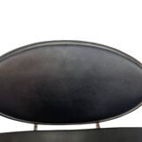 Vintage dining chairs set of four Italy 1990's Design in Black