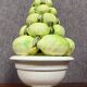 Ceramic centerpiece with lemon decorations, Art Deco period, circa 1940