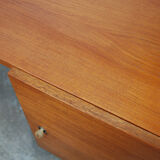 Teak table-machine desk by Pierre Guariche for Meurop