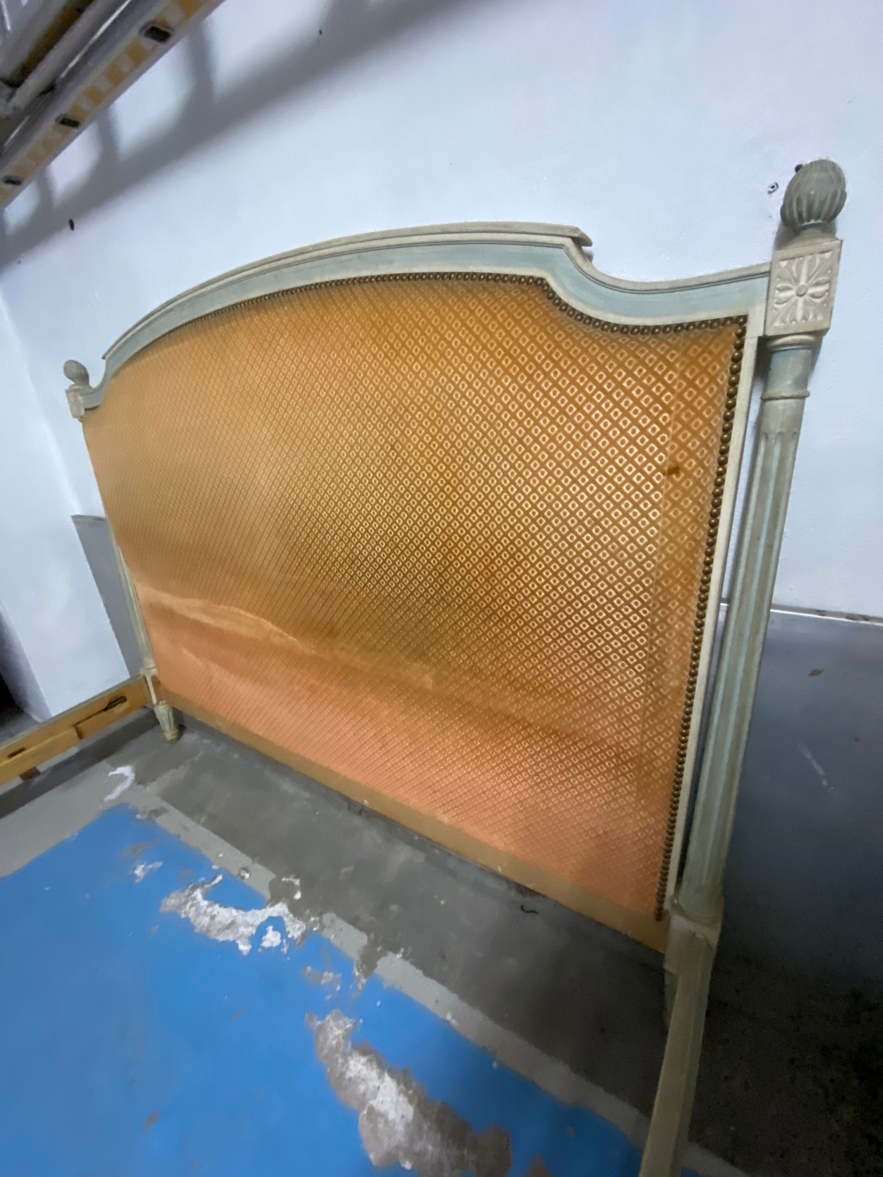 Louis XVII style bed frame with columns