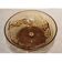Glass coupe 'Naïades' with turned wooden Art Deco base
