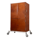 Storage on wheels, vintage school furniture from the 70s