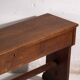 Antique organ bench with drawer in oak – Central Europe, circa 1920