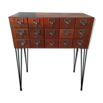 Meuble vintage pieds eiffel type industriel