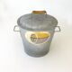 Antique washing machine the leopold crown - size 0 zinc folk art