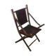 Chaise safari pliante style colonial