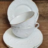 2 breakfasts in Havilland porcelain model Empress