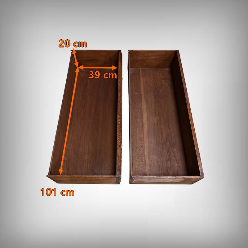 Walnut chest of drawers, Louis XVI style – Mid-20th century