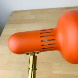 Spot lamp orange clamp 70s space age