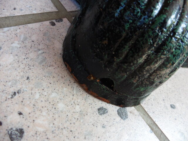 Cast-iron wall fountain decor lion head