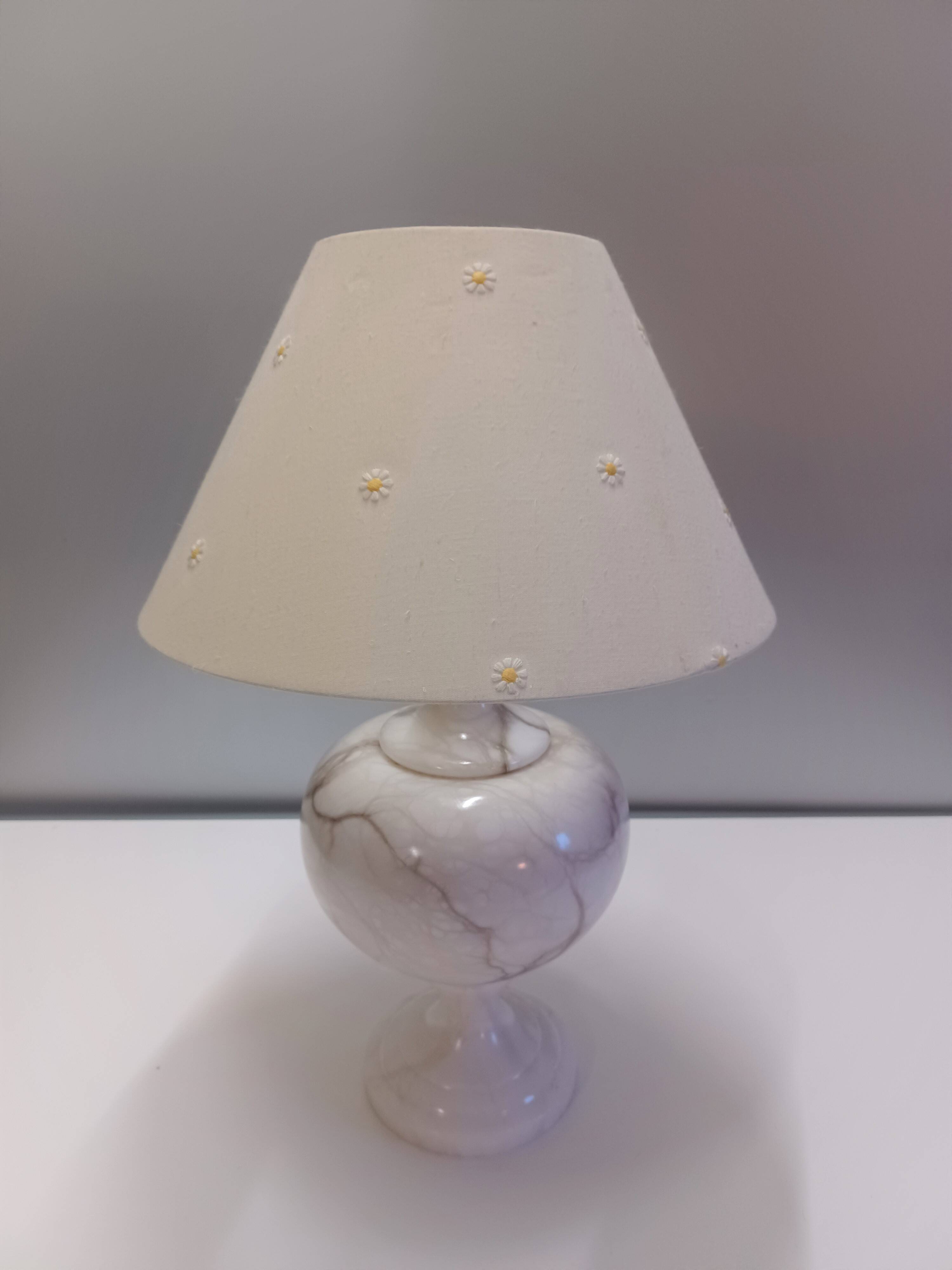 Vintage table lamp - Marble / onyx base - 1960