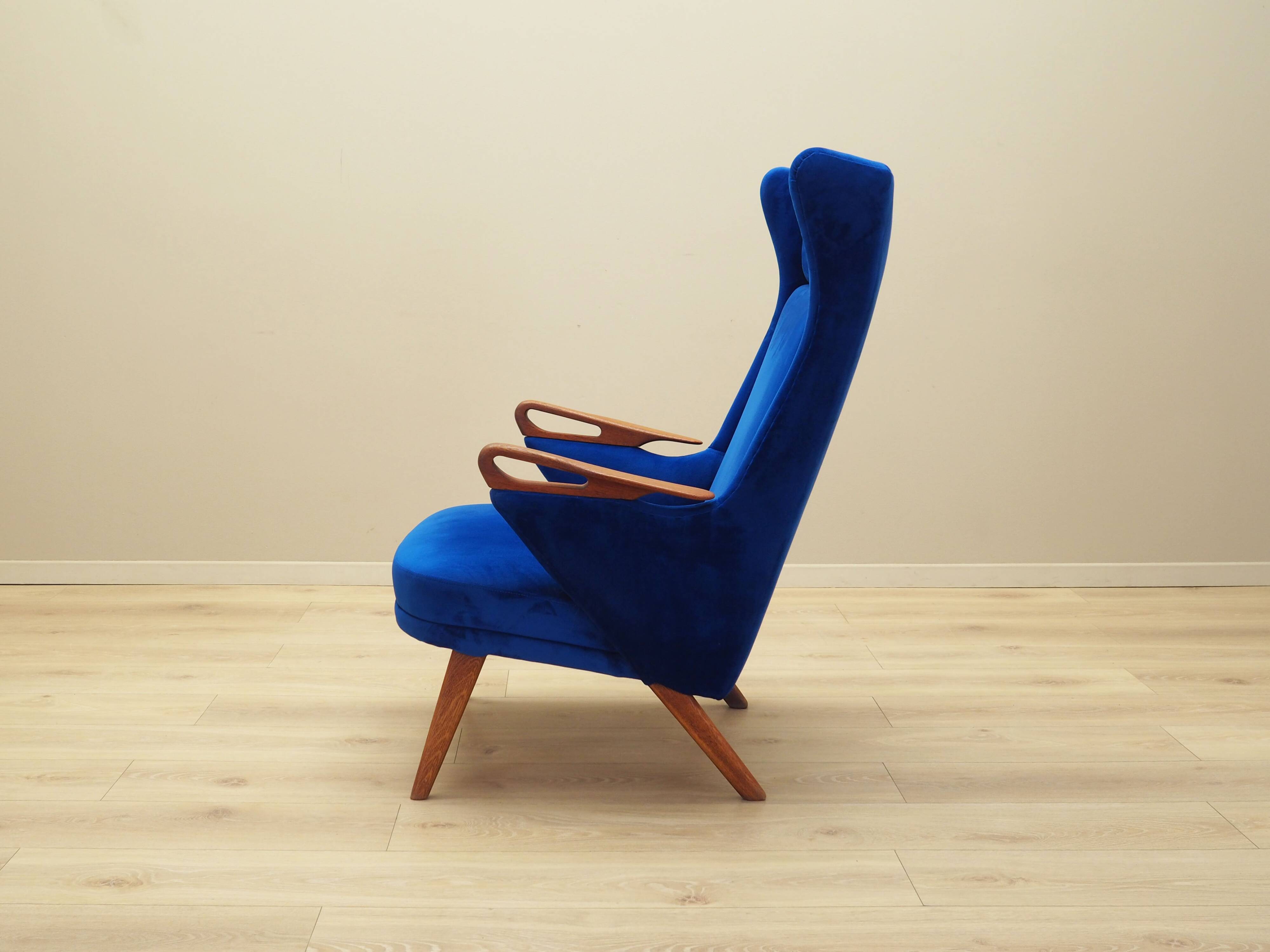 Blue living room set, Danish design, 1960s, designer: Chresten Findahl Brod