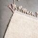 Authentic handmade woven beni ourain rug.