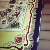 Coffee table, game of the goose, the life of Napoleon