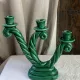 Glazed ceramic chandelier