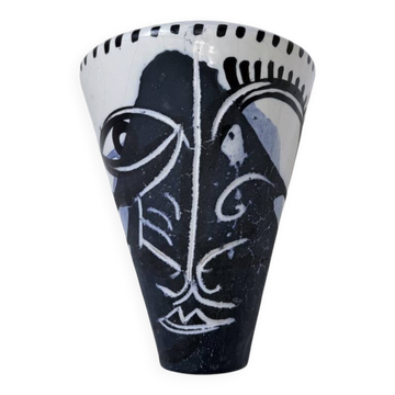 Ceramic wall light Vallauris
