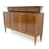 High-Quality Walnut Cabinet in the Style of Paolo Buffa, Italy