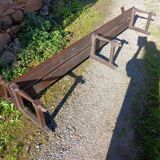 Pair of antique church pews