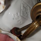 Chien lumière en porcelaine
