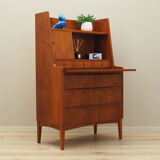Teak secretary, Danish design, 1970s, production: Denmark