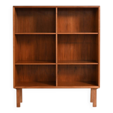 Scandinavian teak bookcase, 1960s