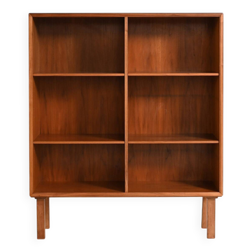 Bibliothèque en teck scandinave, années 1960