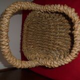 woven straw basket