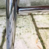 Set of 6 vintage orange formica chairs, 70s