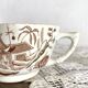 Polychrome ironstone teacup