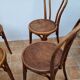 Set of 4 bentwood bistro chairs, stamped "Jacob & Josef Kohn", late 19th century