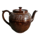 large vintage English earthenware teapot