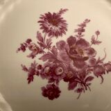 7 porcelain plates from limoges, bernardaud