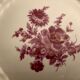 7 porcelain plates from limoges, bernardaud