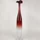 Midcentury display vase by Nils Landberg, Orrefors, circa 1950.