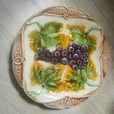 Assiette en barbotine