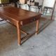 Farm table in cherry wood.