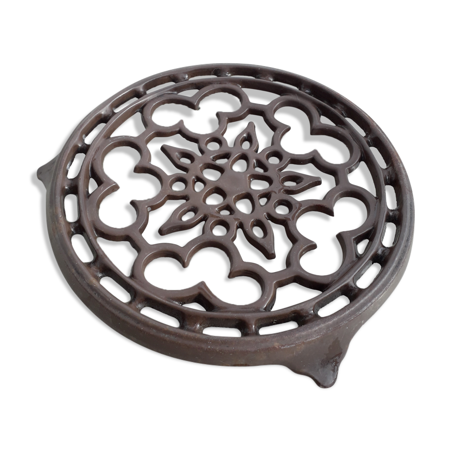 Cast iron underside