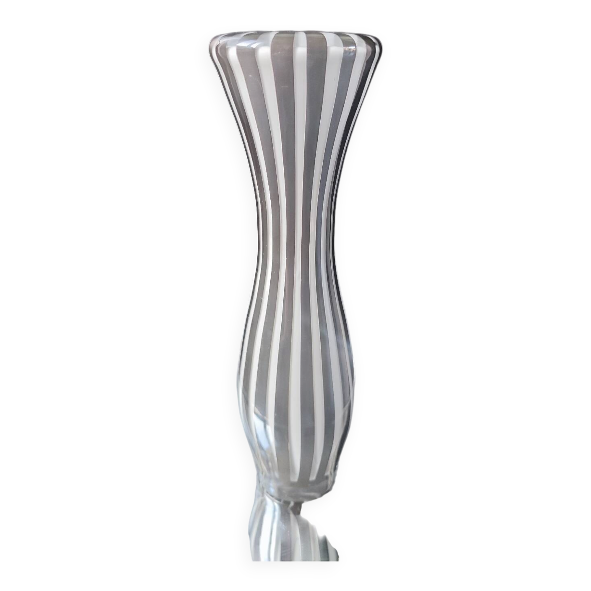 Leonardo Zebra blown glass vase
