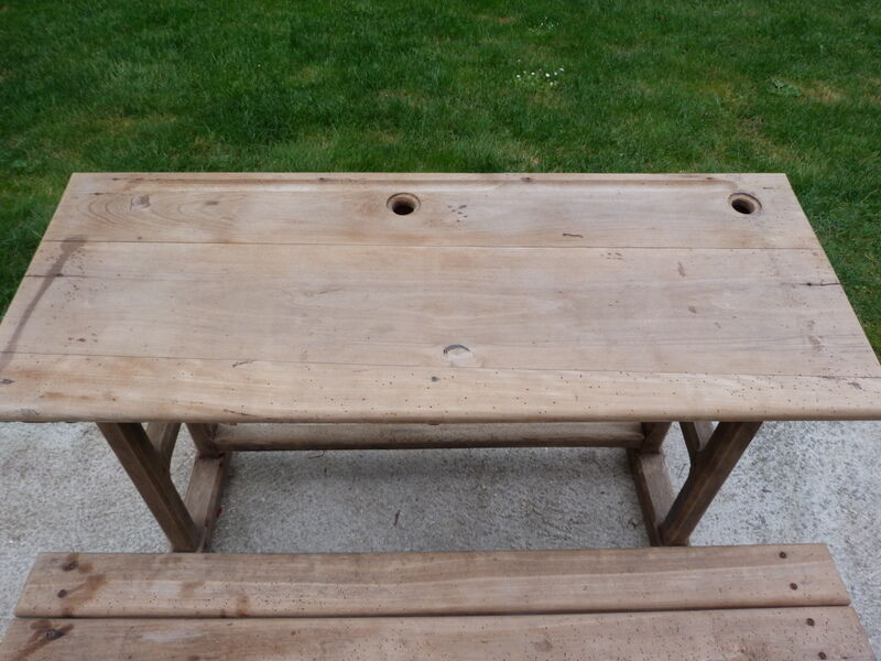 Office-school desk double